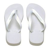 Sandálias Havaianas Top Branco Tamanho 35/36 1 Par