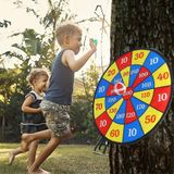 1 Jogo De Crianças Conjunto De Tabuleiro De Dardo, Tecido Grande Dartboard Com