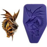 Molde De Calavera De Dragón, Molde De Chocolate De Dragón, Molde De Cocina, Molde De Resina, Molde De Decoração De Gomas, Molde De Azúcar, C