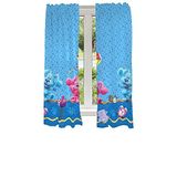 Franco Kids Room Janela Cortinas Cortinas Set, 82 Em X 63 In, Blues Clues