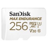 Cartão Microsdhc Sandisk Max Endurance 256gb Classe 10 Uhs-i U3 V30