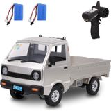 Carro Rc Wpl D12, 1/10 Escala 2.4ghz, Tração Traseira, Luzes Led E Motor Escovado, 2 Baterias Inclusas