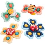 Baby Suction Cup Spinning Top Toys,spinner Toys For Babies, Suction Baby Toys, Stress Relief Frisbee, Sensory Toys&amp;best Gift For Toddlers 1-
