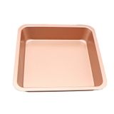 Panela De Molde De Bolo De Aço Carbono Quadrado De 8 Polegadas, Antiaderente