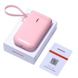 Impressora Mini Etiqueta, Impressora Bluetooth Portátil Portátil,