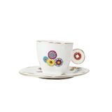 Caneca De Café De Cerâmica Padrão Simples, Café Da Manhã De Inseto De Desenho Animado