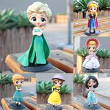 Azul Q Versão Branca De Neve Sereia Figura Sala Ornamentos Presente