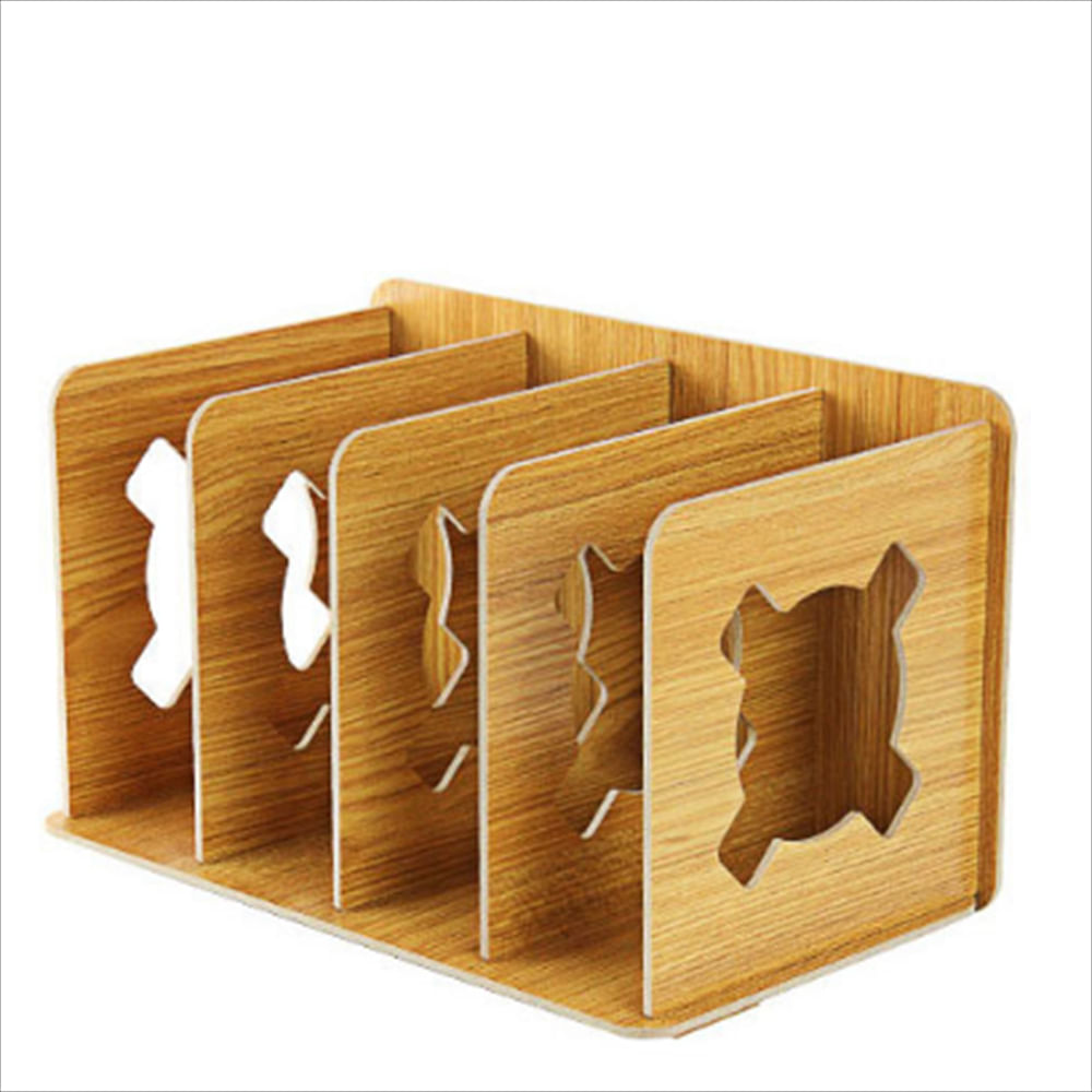 Office Supplies Wooden Bookends, Creative Student Bookends,