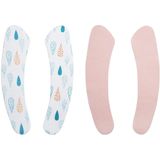 4 Pcs Assento De Privada Acolchoado Para O Tapete Sanitário De Veludo De Inverno Acessórios De Banheiro Lavados E Assento De Banheiro Univer