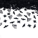 Preto Confete De Halloween Polvilhos De Confete Glitter Para Mesa De Festa Espalha Decoração  Bat Spider Spider Webs Confetti Para Suprim