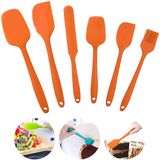 Espátulas De Silicone Conjunto De 6 Espátulas Resistentes Ao Calor Com Núcleo Resistente De Aço Inoxidável. Conjunto De Utensílios De Cozime