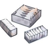 3 Set Organizador De Roupas Íntimas, Dobrável Bra Sock Gaveta De Roupa Íntima Organizadora De Compartimentos De Armazenamento Organizador Pa