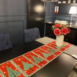 Tapete De Mesa Decorativa De 5pcs, Ano Novo De Natal