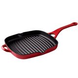 Grill De Ferro Fundido 24cm 1l Sauté Haus Vermelho