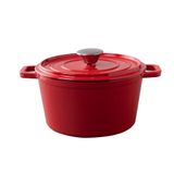 Caçarola De Ferro Fundido 20cm 2,5l Sauté Haus Vermelha