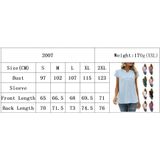 Casual Fashion Mulher Manga Curta T-shirt S