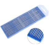 10 Peças Soldando Eletrodos De Tungstênio. Ponta Azul De Eletrodo De Lantâneo 1.0 / 1.6 / 2.4mm. Premium 2% Lanthanum Welding Tungsten Elect