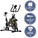 Bicicleta Ergométrica Vertical Spinning Kikos Residencial F3i Com Roda De Inércia De 10 Kg