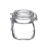 Pote De Vidro Quadrado Hermético 500ml Fido Bormioli