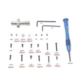 M2 M2.5 M3 Parafuso Fixador Cross Sleeve Hex Wrench Gasket Kit