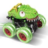 2 Pequenos Brinquedos Infantis, Acrobacia Inercial De Dinossauro Dos Desenhos Animados, De