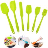 Espátulas De Silicone Conjunto De 6 Espátulas Resistentes Ao Calor Com Núcleo Resistente De Aço Inoxidável. Conjunto De Utensílios De Cozime