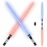 2 Em 1 Sabre De Luz Iluminar O Brinquedo Da Espada Com 7 Cores Mudando
