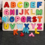 Deixe O Quebra-cabeça Da Carta, Abc Wooden Puzzle Board Brinquedo Perfeito