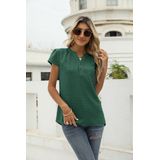 Casual Fashion Mulher Manga Curta T-shirt S
