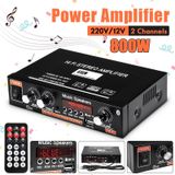 12v 2ch Bluetooth Lcd Display Amplificador De Potência Estéreo Áudio