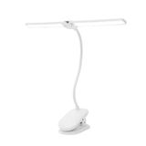 Lâmpada De Mesa De Clipe, Led De Iluminação De Proteção Ocular Da Cabeça Dupla Led