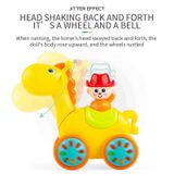 0-12 Meses Bonito Bicicleta Desenhos Animados Relógio Brinquedo Pato Amarelo M