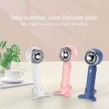 Mini Ventilador Usb Portátil Usb Recarregável Cooling P De Três Velocidades