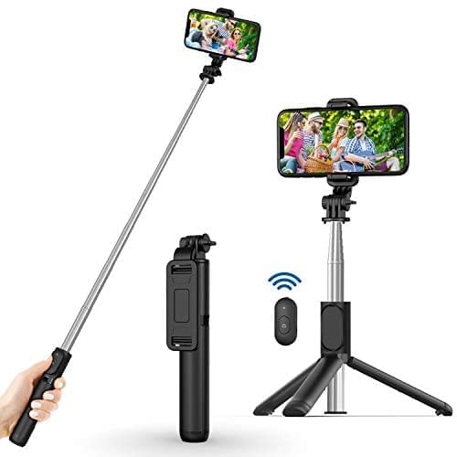 Selfie Stick, Bastão De Selfie Extensível Com Controle Remoto Sem Fio E Suporte De Tripé, Portátil, Leve, Compatível Com Iphone 13/13 Pro/12