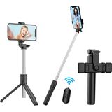 Tripé De Telefone De Selfie Stick Extensível, Com Controle Remoto Bluetooth Destacável, Carregador De Mesa De Tripés Portáteis Leves, Smartp