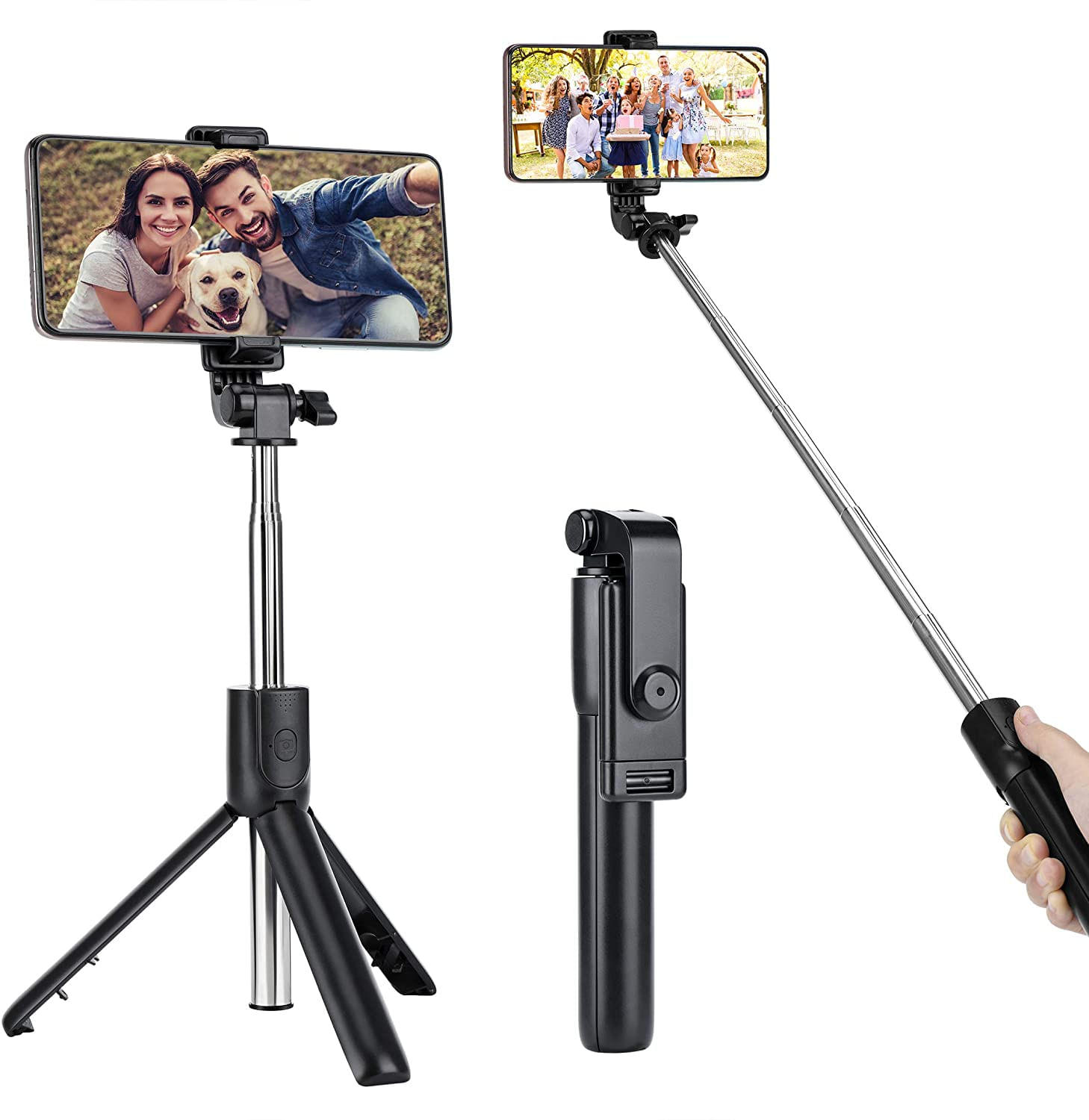 Selfie Stick, Bastão De Selfie Extensível Com Suporte Remoto Sem Fio, Portátil, Leve, Compatível Com Iphone 13/13 Pro/12/11/11 Pro/xs Max/xs