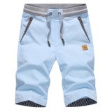 Shorts Casuais De Algodão Masculino Bermuda Mascul=(xs)