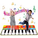 Tapete De Dança Infantil, Tapete De Piano Com 8 Instrumentos, Tapete De Teclado, Brinquedos Musicais Infantis, Presente Para Meninas E Menin