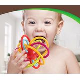 Bebê Ball Teether Fixer Baby Molar Rattle Toy (um Tamanho)