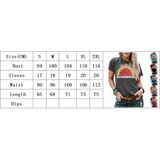 Casual Fashion Mulher Manga Curta T-shirt S