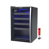 Adega Piubella 100 24 Garrafas 82l Porta Invertida 220v Venax Com Abridor Elétrico Vermelho Eos