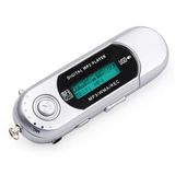 Mp3 Player Lcd Usb Gravador De Voz Branco