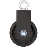 Bloco De Roldana Giratória, Bloco De Roldana Simples Com Roda De Rolo De Rolo De Polia De Suporte De Suporte U-mount Para Levantamento De Pe