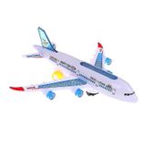 Plástico Airbus A380 Modelo De Avião Flash Elétrico Luz Soun