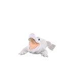 Wild Republic White Alligator Plush, Stuffed Animal, Pelúcia Brinquedo, Presentes Para Crianças, Cuddlekins 12 Polegadas