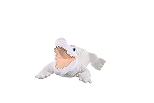 Wild Republic White Alligator Plush, Stuffed Animal, Pelúcia Brinquedo, Presentes Para Crianças, Cuddlekins 12 Polegadas