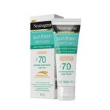 Protetor Solar Facial Neutrogena Sun Fresh Derm Care Fps 70 Pele Clara 40g