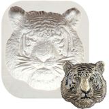 Molde De Silicona Para Fondant, Diseño De Tigre