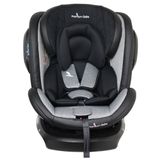 Cadeirinha Para Carro Premium Baby Murphy 360 Isofix 0 - 36kg Preta E Cinza