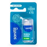 Fio Dental Sanifill Clássico Sabor Menta 100m 1 Unidade